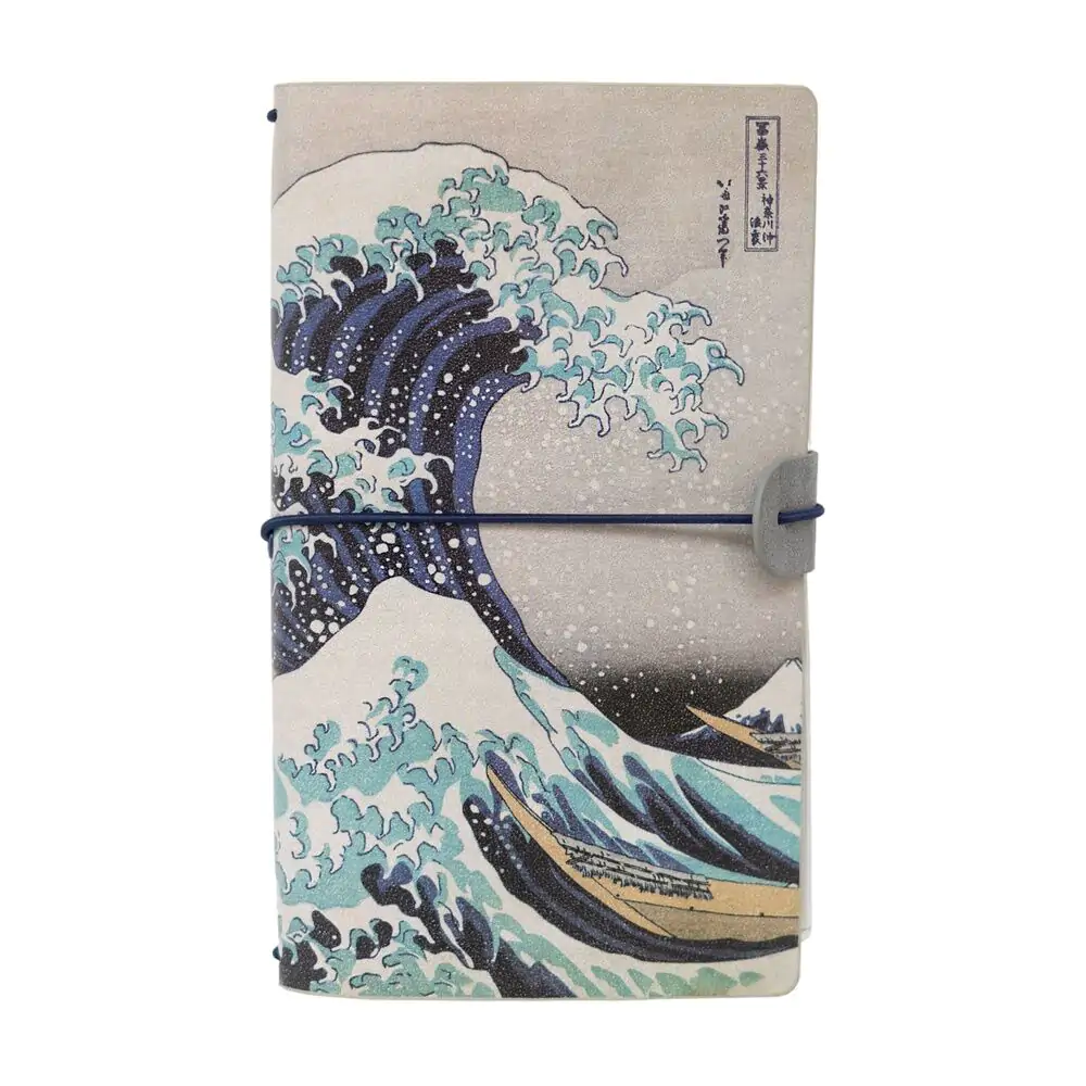 The Great Wave of Kanagawa Hokusai caiet de călătorie poza produsului