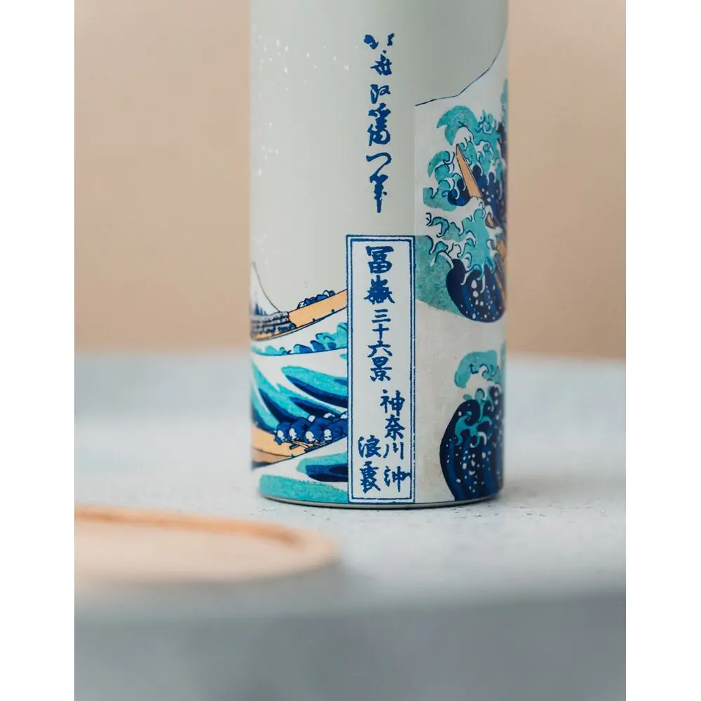 The Great Wave of Kanagawa Hokusai sticlă din oțel inoxidabil 500ml poza produsului