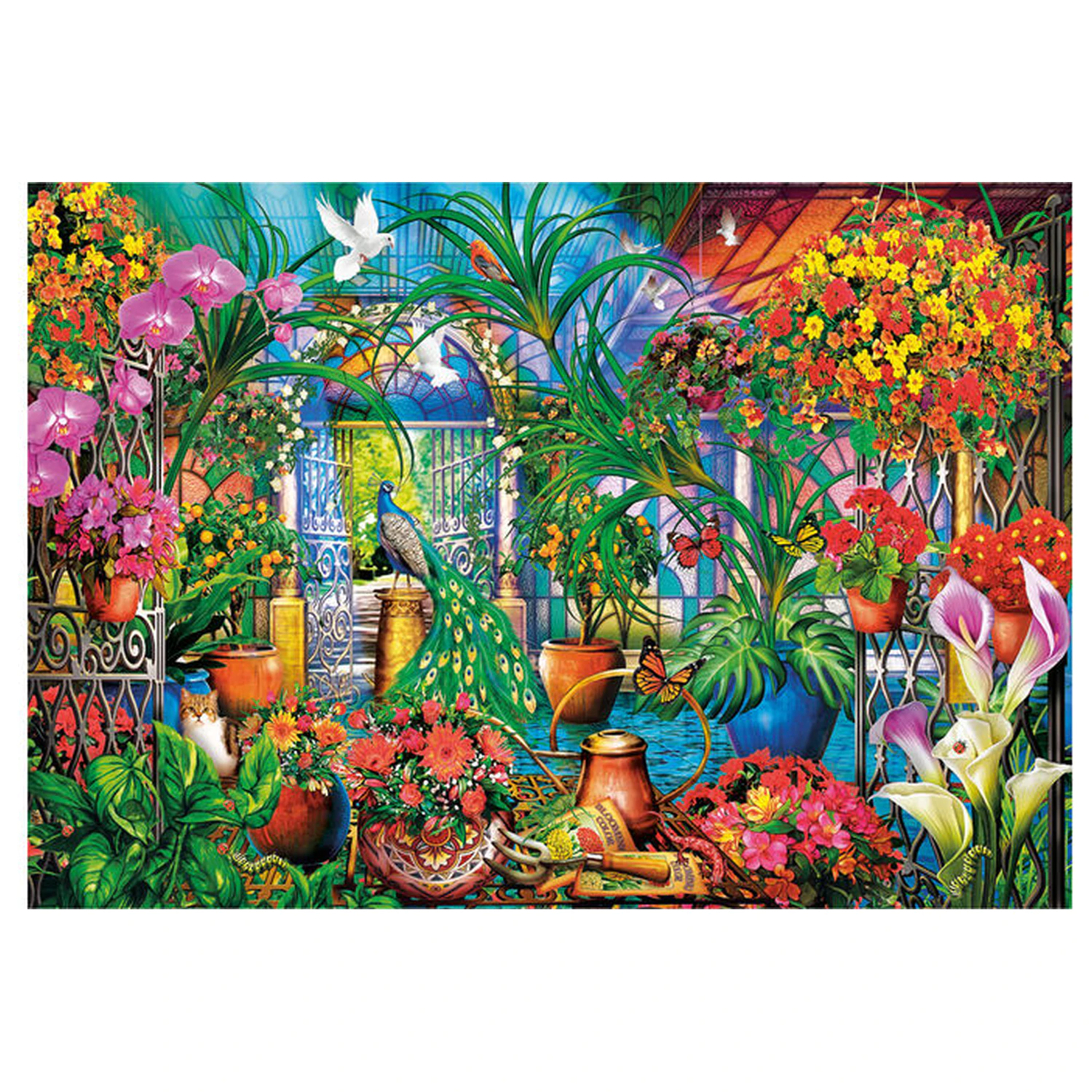 The Greenhouse Caretakers puzzle 500 piese poza produsului