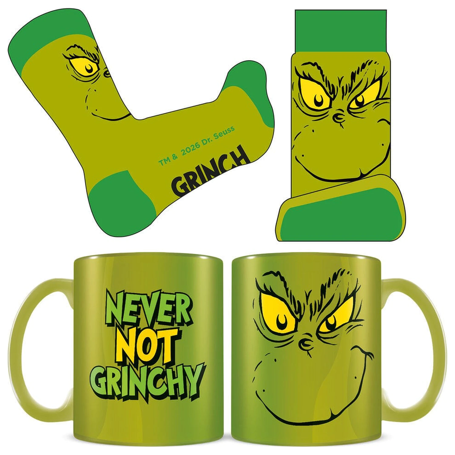 The Grinch cana & set de șosete poza produsului