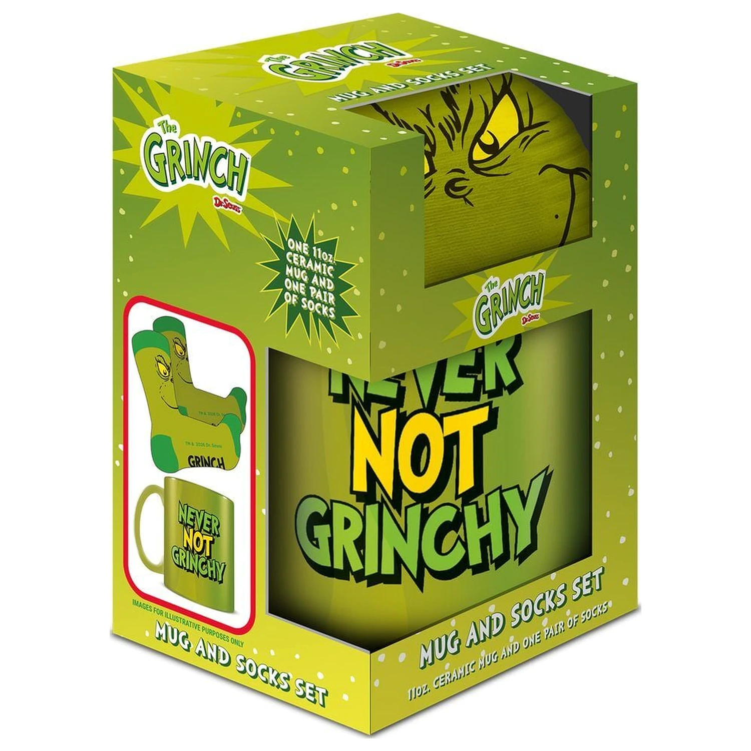 The Grinch cana & set de șosete poza produsului
