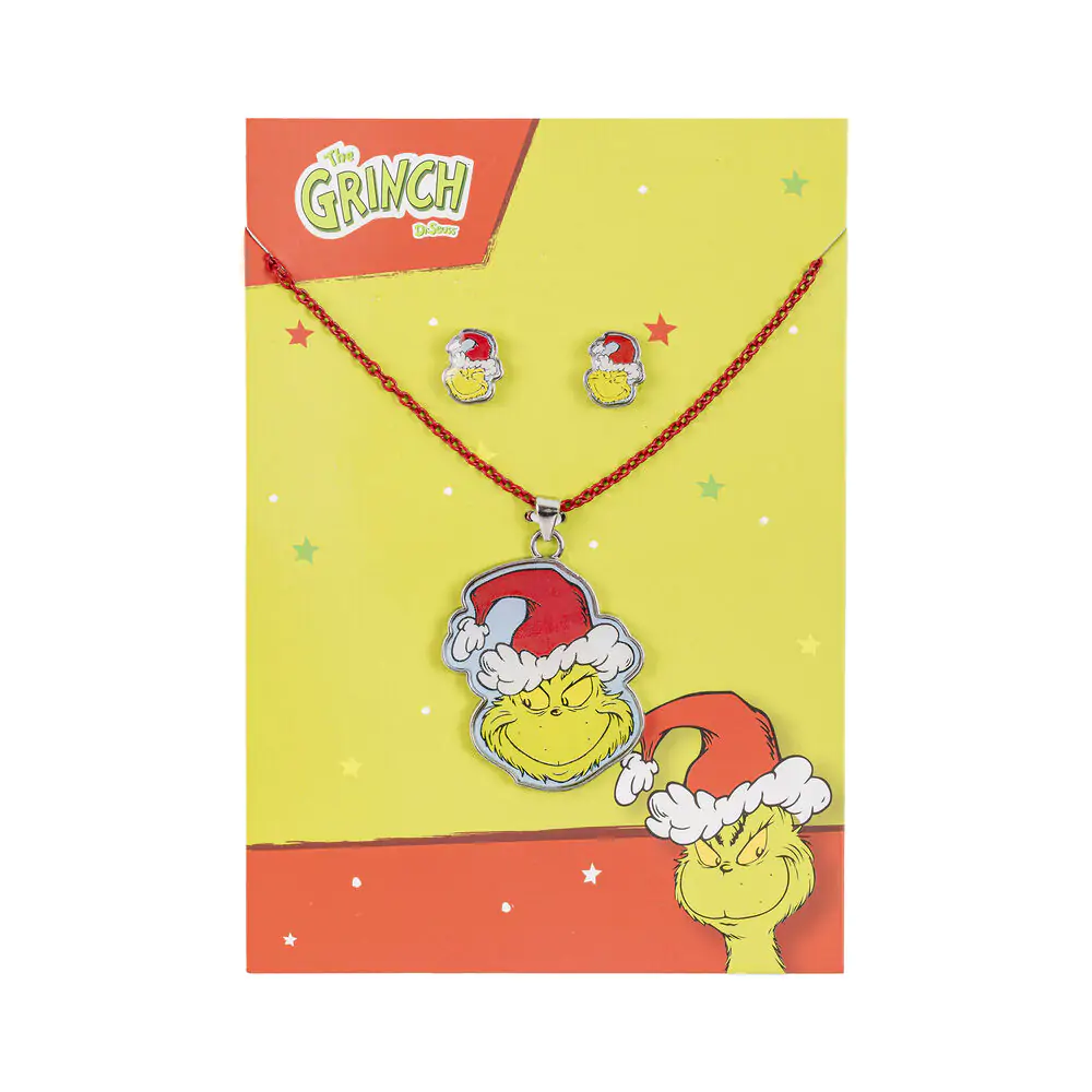 Set de Crăciun Grinch colier și cercei poza produsului
