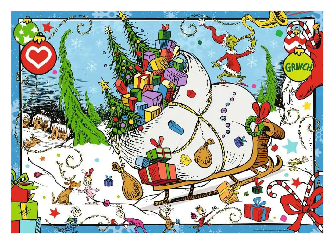 The Grinch Puzzle Poster (1000 piese) poza produsului