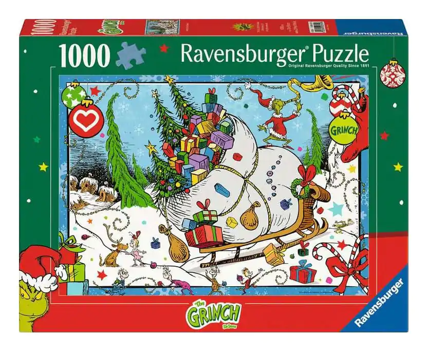 The Grinch Puzzle Poster (1000 piese) poza produsului