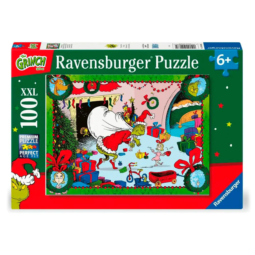 The Grinch XXL puzzle 100 piese poza produsului