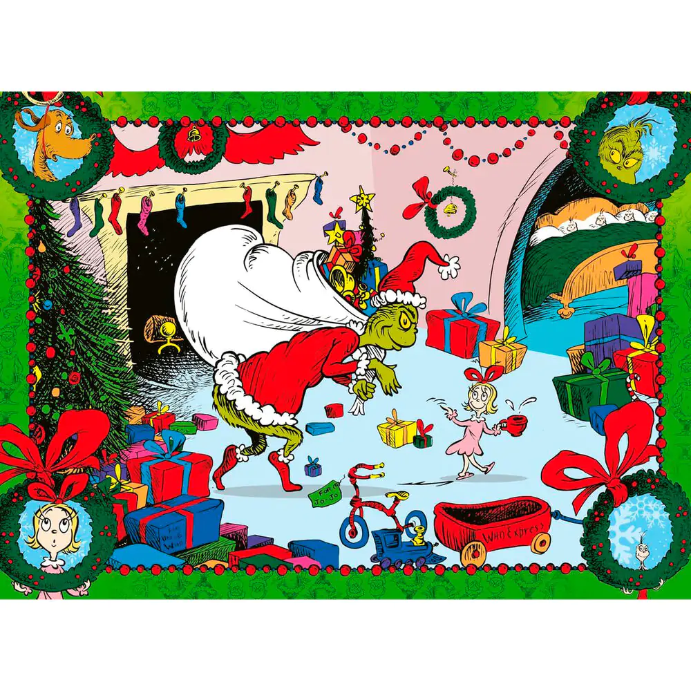 The Grinch XXL puzzle 100 piese poza produsului