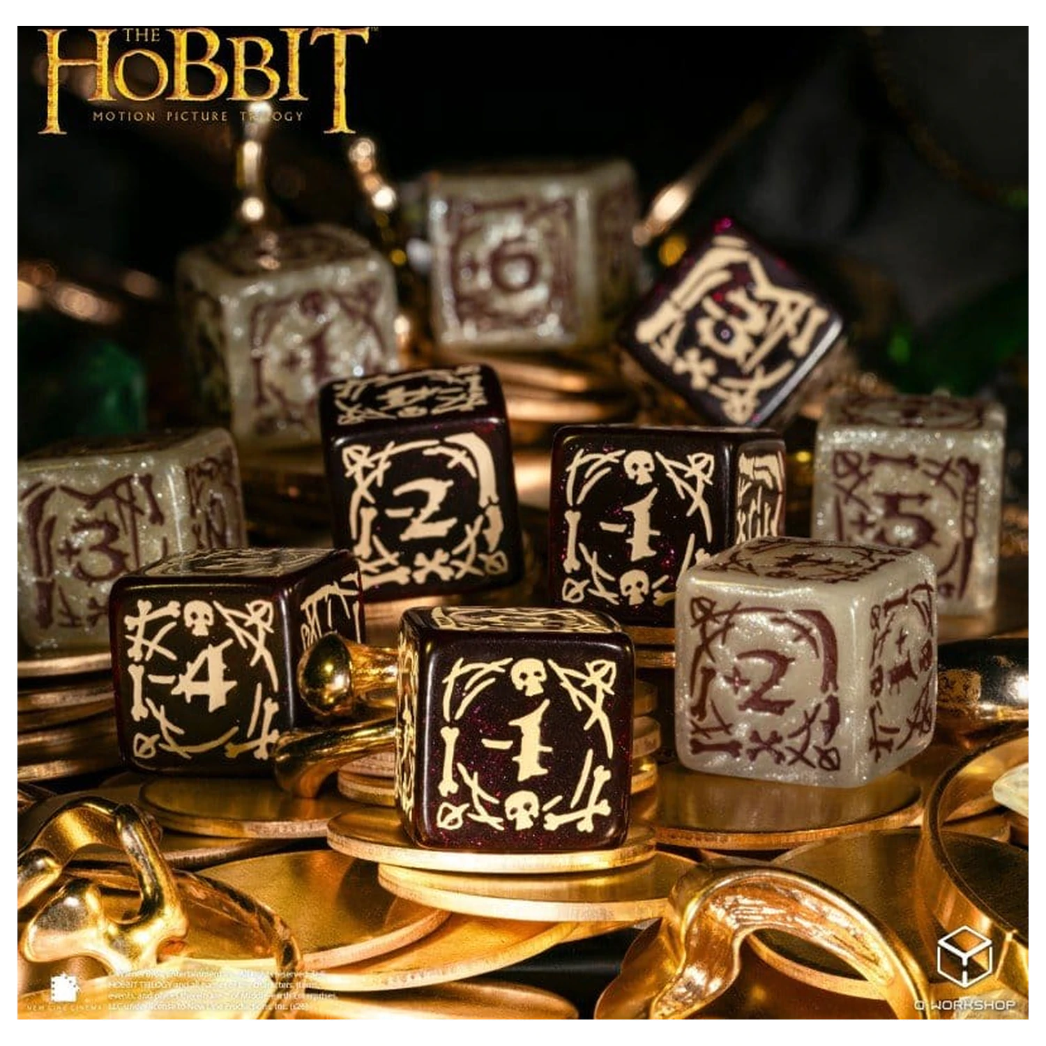 The Hobbit: 10 D6 Set de zaruri Goblins poza produsului