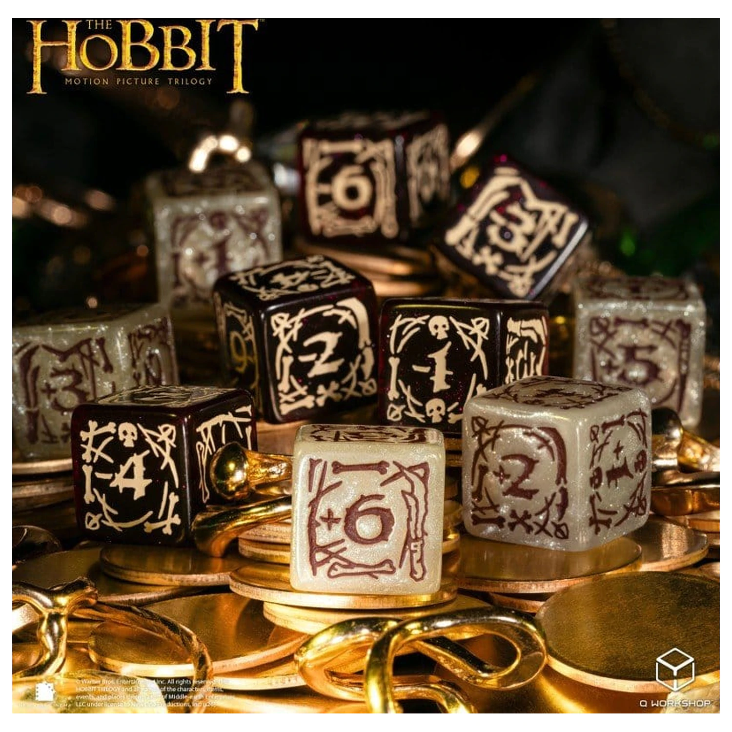 The Hobbit: 10 D6 Set de zaruri Goblins poza produsului