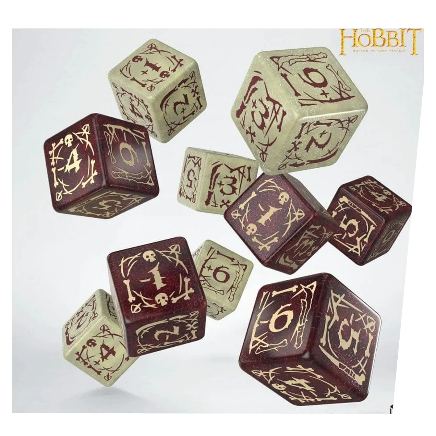 The Hobbit: 10 D6 Set de zaruri Goblins poza produsului