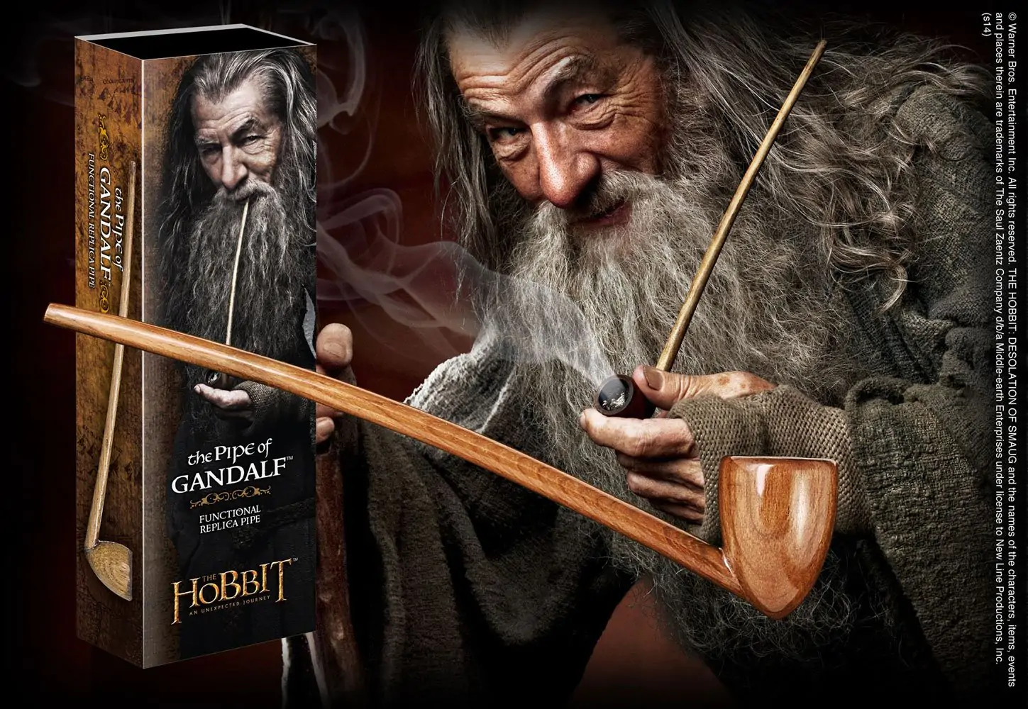 The Hobbit An Unexpected Journey Replica 1/1 Pipe of Gandalf 23 cm poza produsului