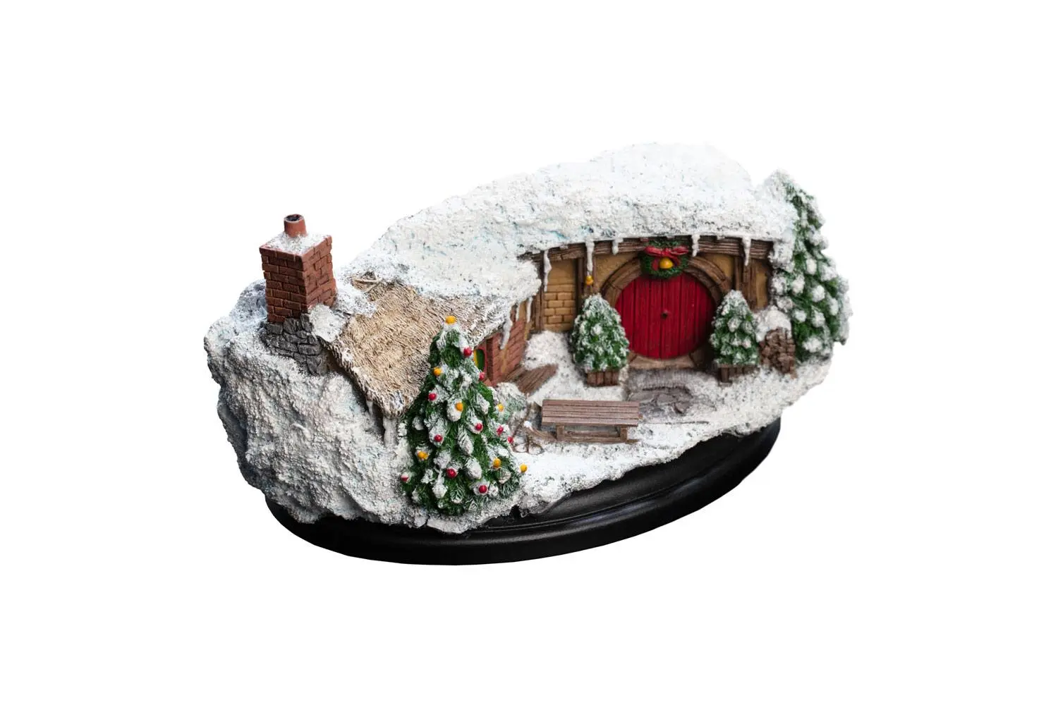 The Hobbit An Unexpected Journey Statuie 35 Bagshot Row Christmas Edition 7 cm poza produsului