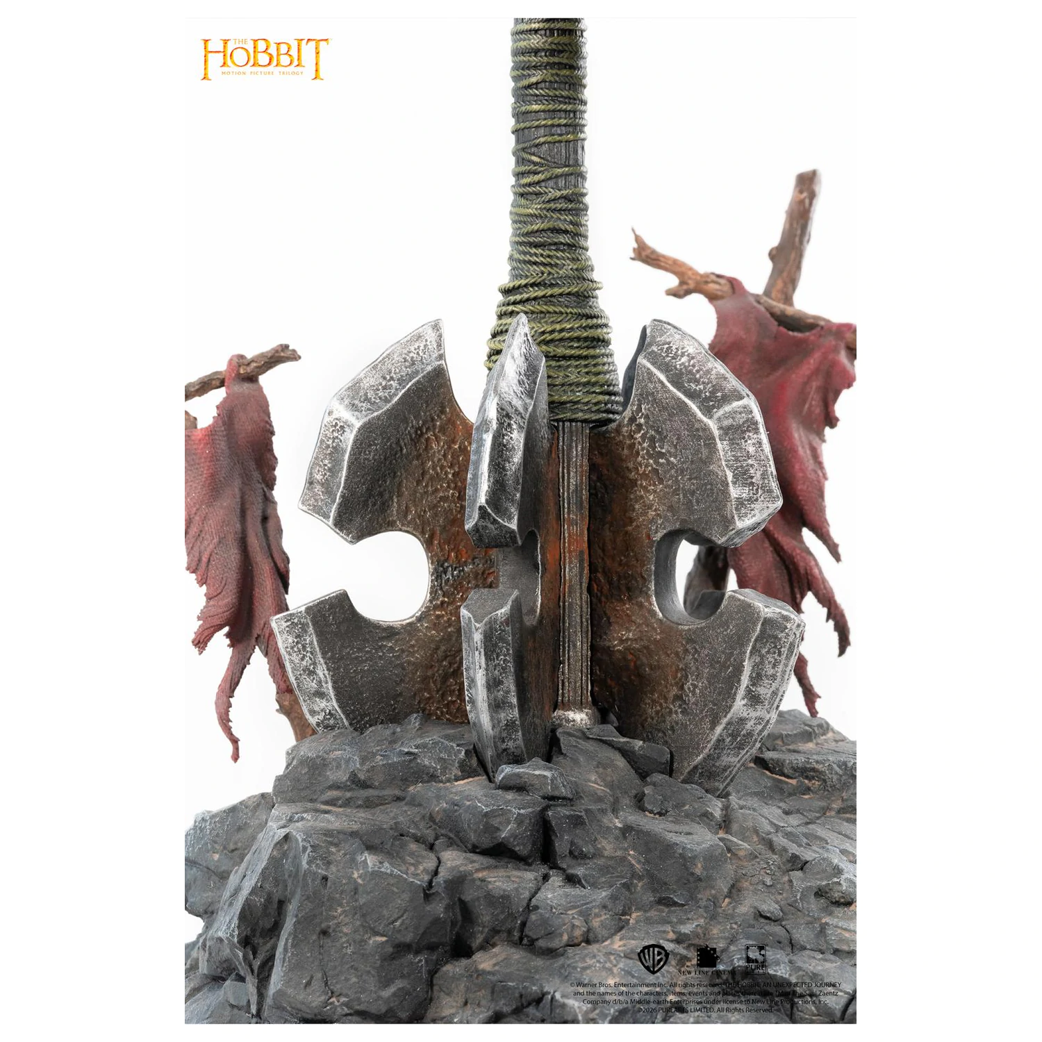 Replica masca de arta The Hobbit Azog 1/1 54 cm poza produsului