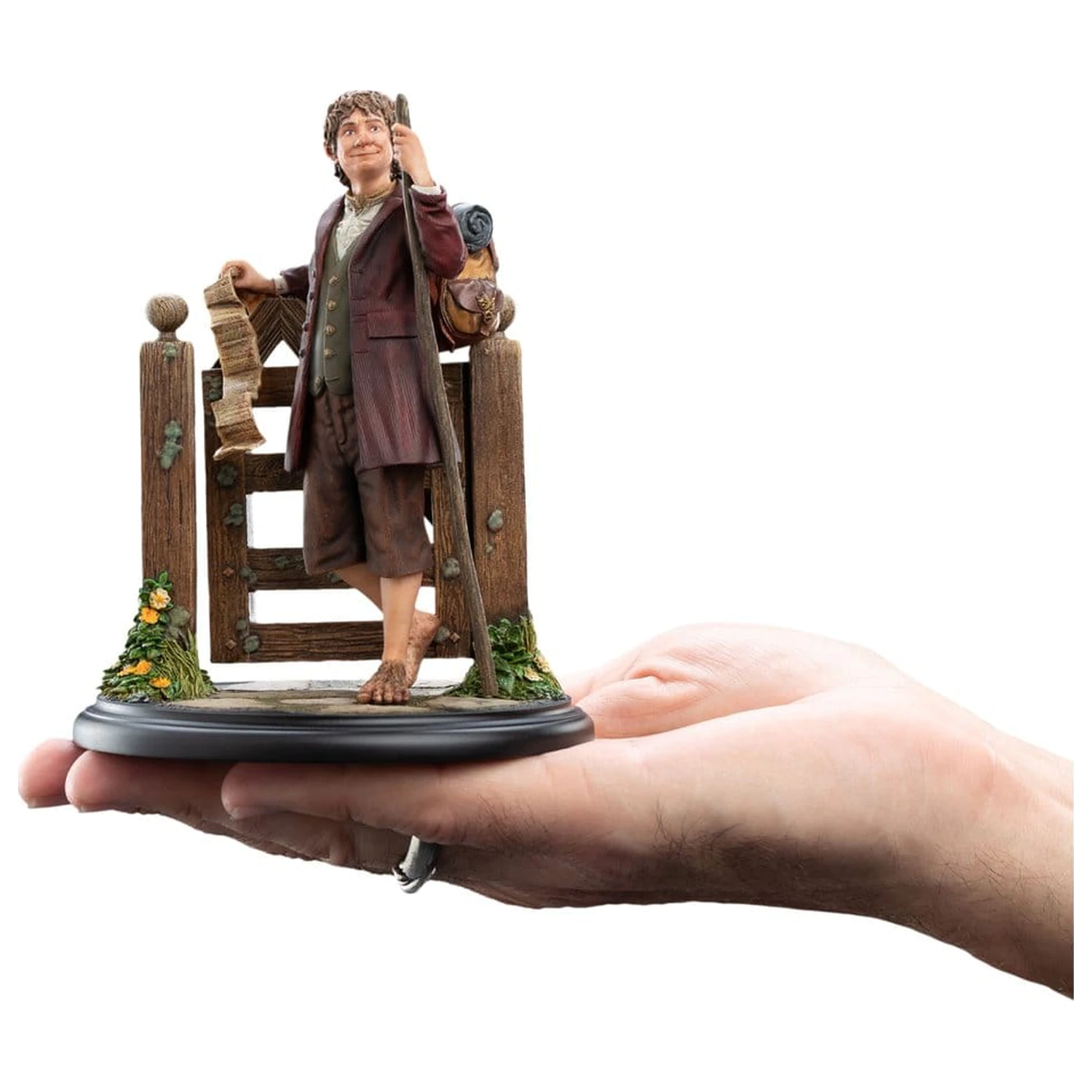 The Hobbit Statueta mini Bilbo Baggins 14 cm poza produsului
