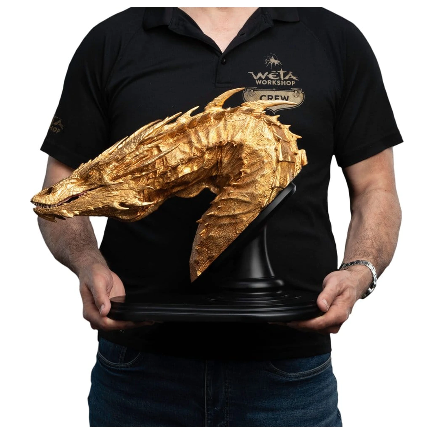 The Hobbit Bust Smaug the Golden 36 cm poza produsului