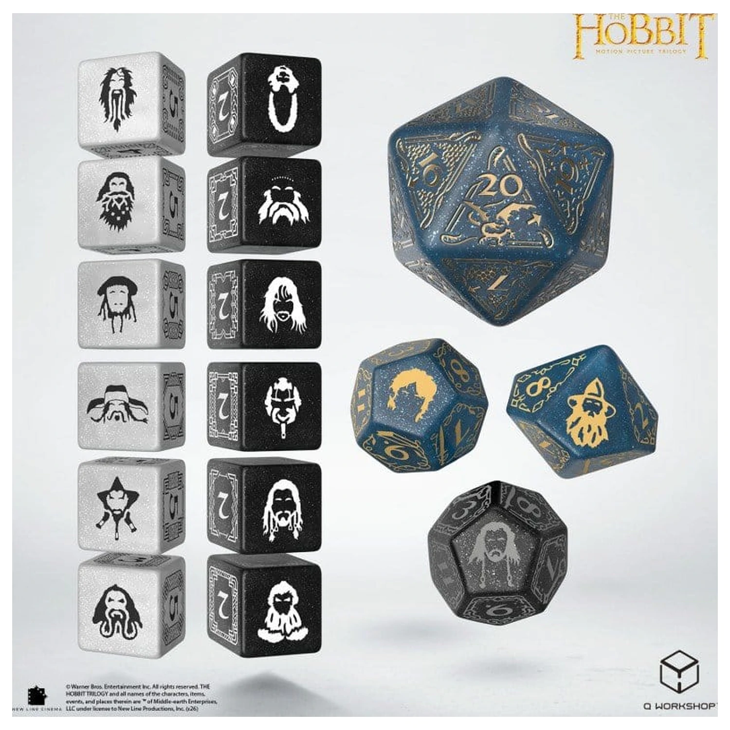 The Hobbit TCG Set de zaruri din 16 bucăți Aether Vale poza produsului
