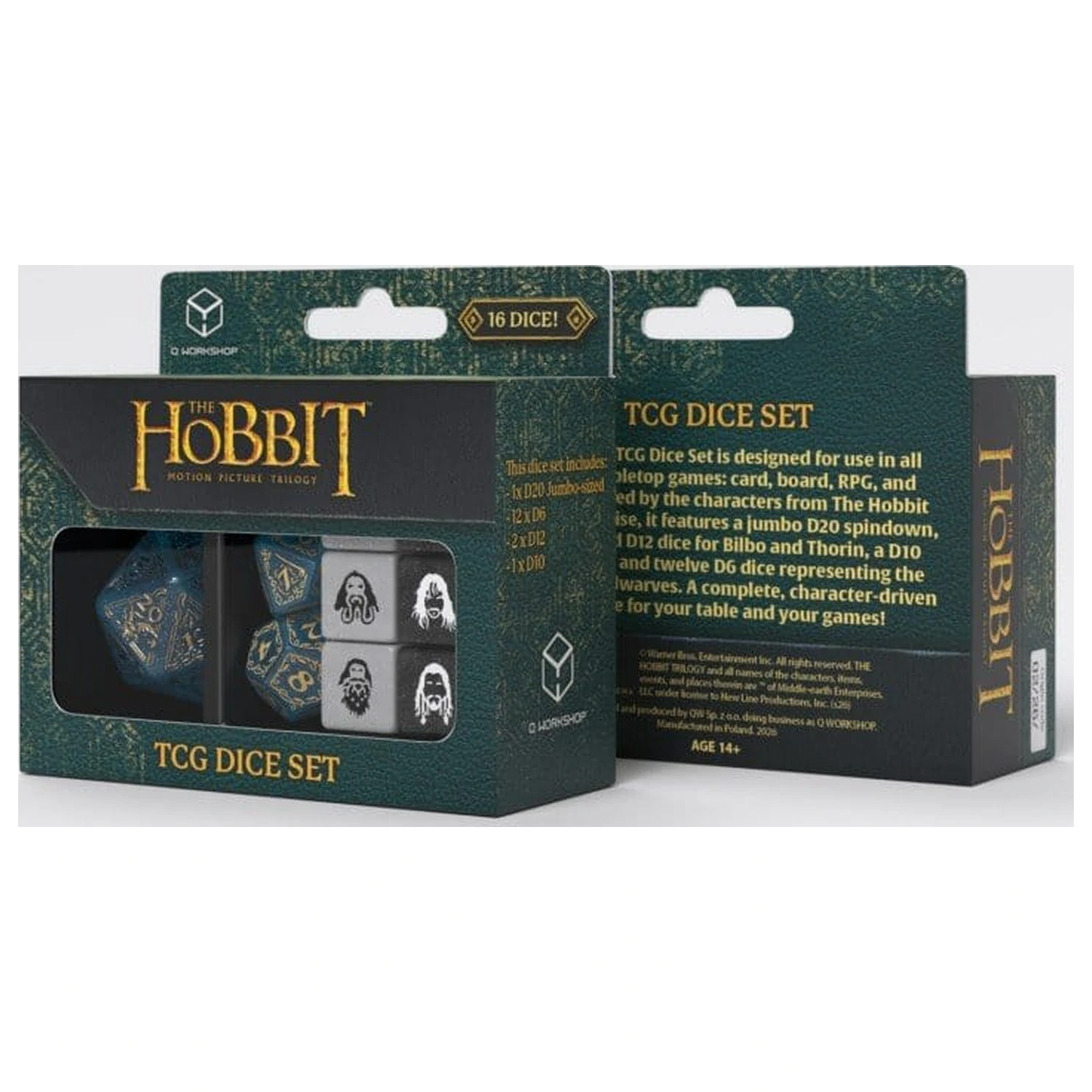 The Hobbit TCG Set de zaruri din 16 bucăți Aether Vale poza produsului