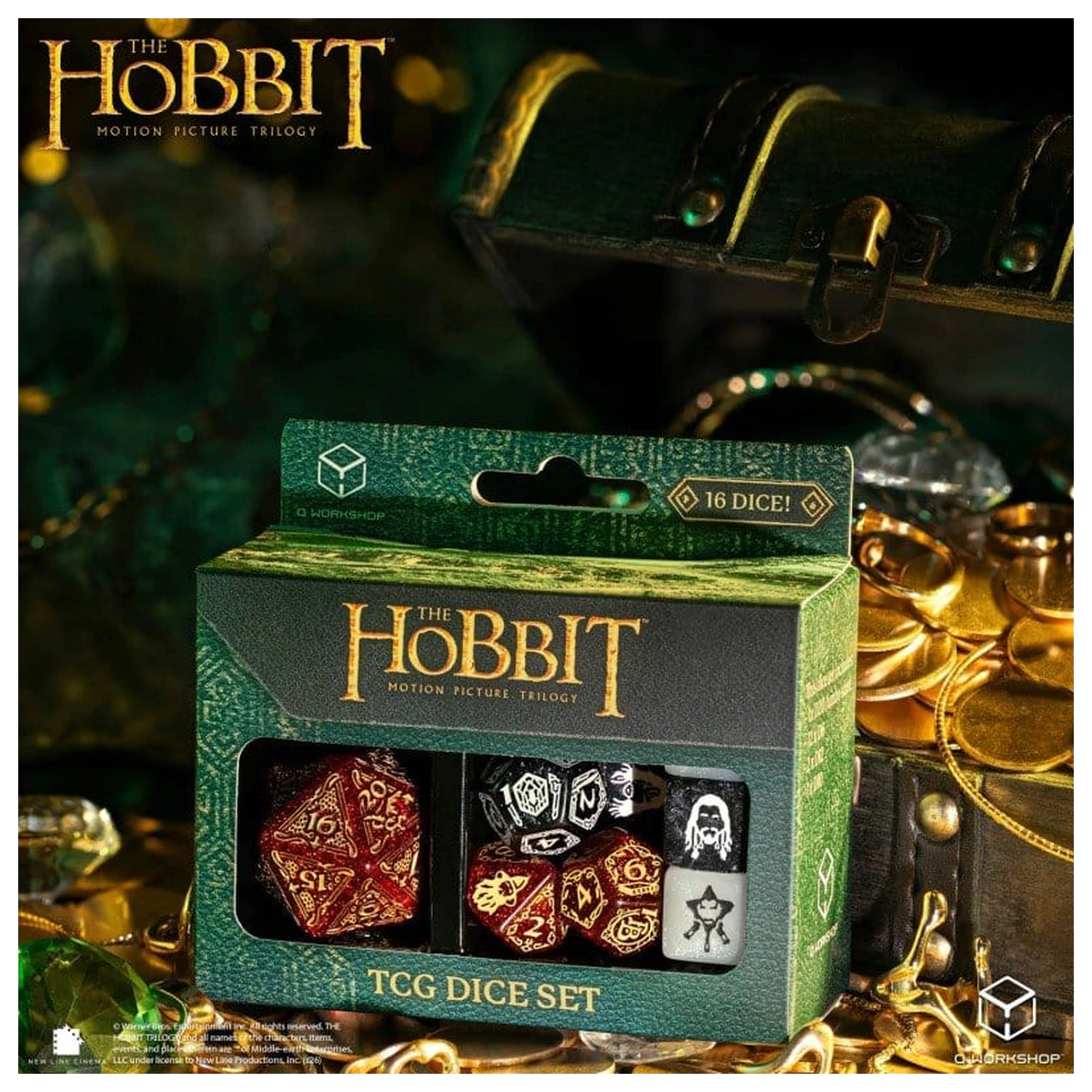 The Hobbit TCG Set de zaruri din 16 bucăți Ember Hearth poza produsului