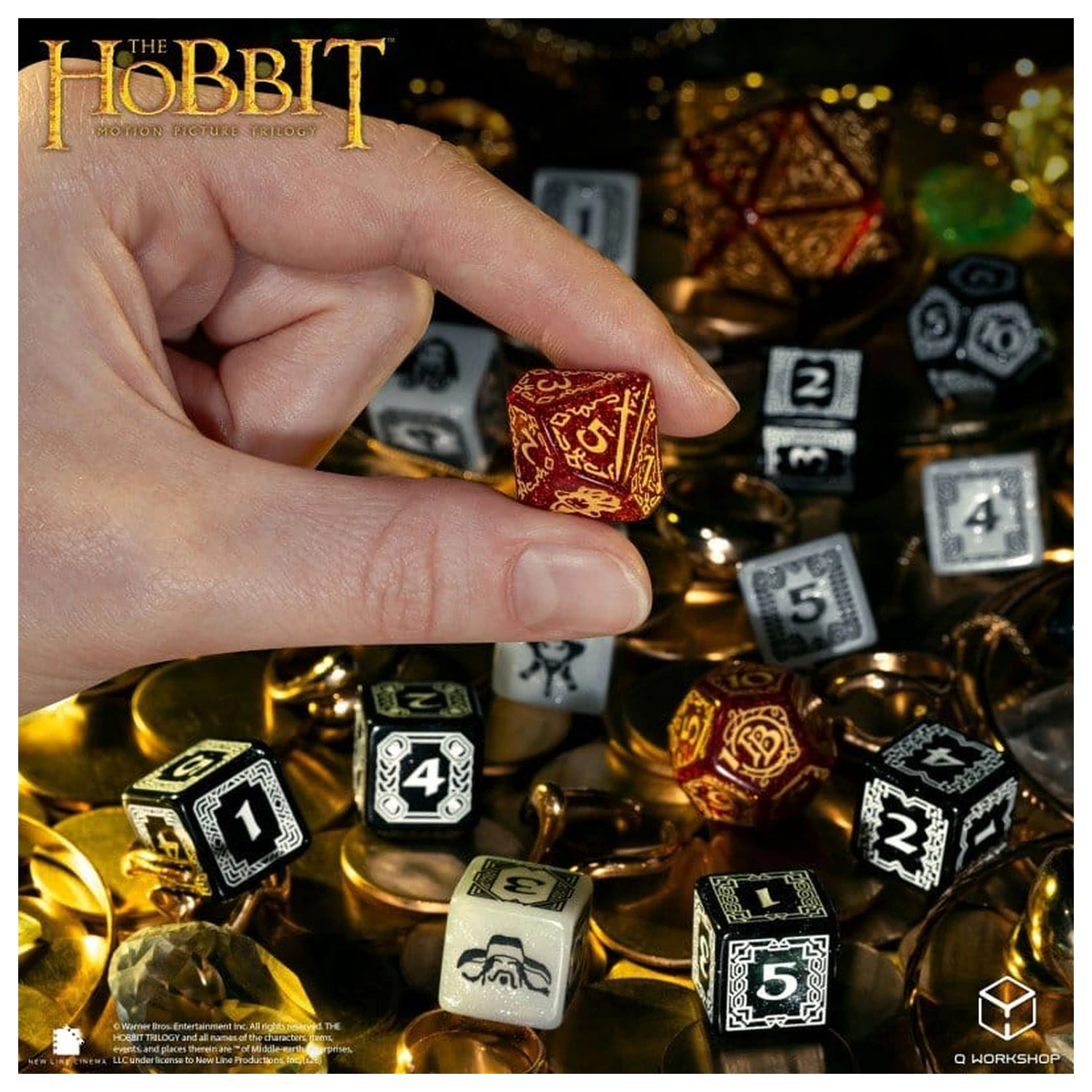 The Hobbit TCG Set de zaruri din 16 bucăți Ember Hearth poza produsului