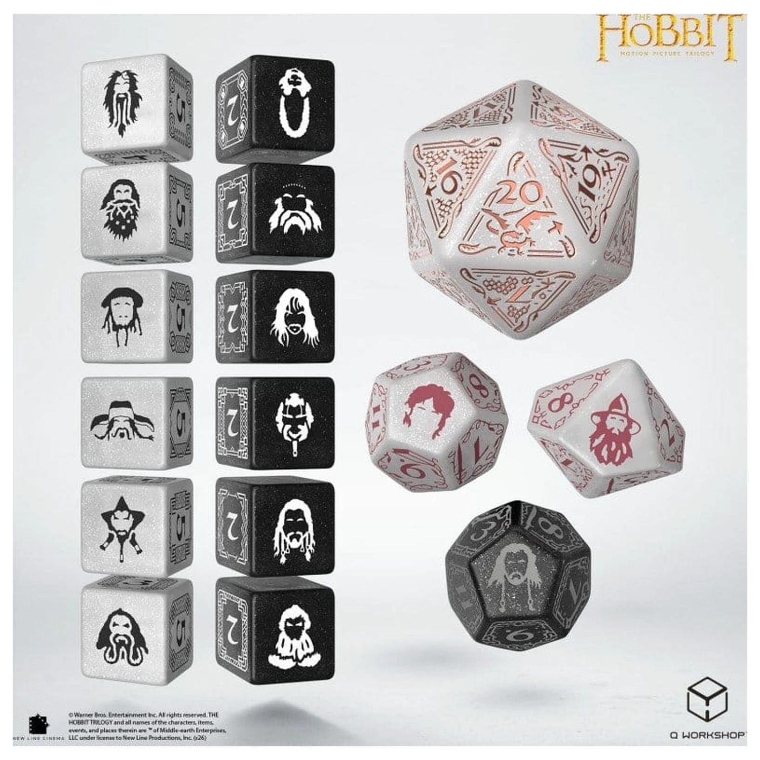 The Hobbit TCG Set zaruri de 16 Radiant Dawn poza produsului