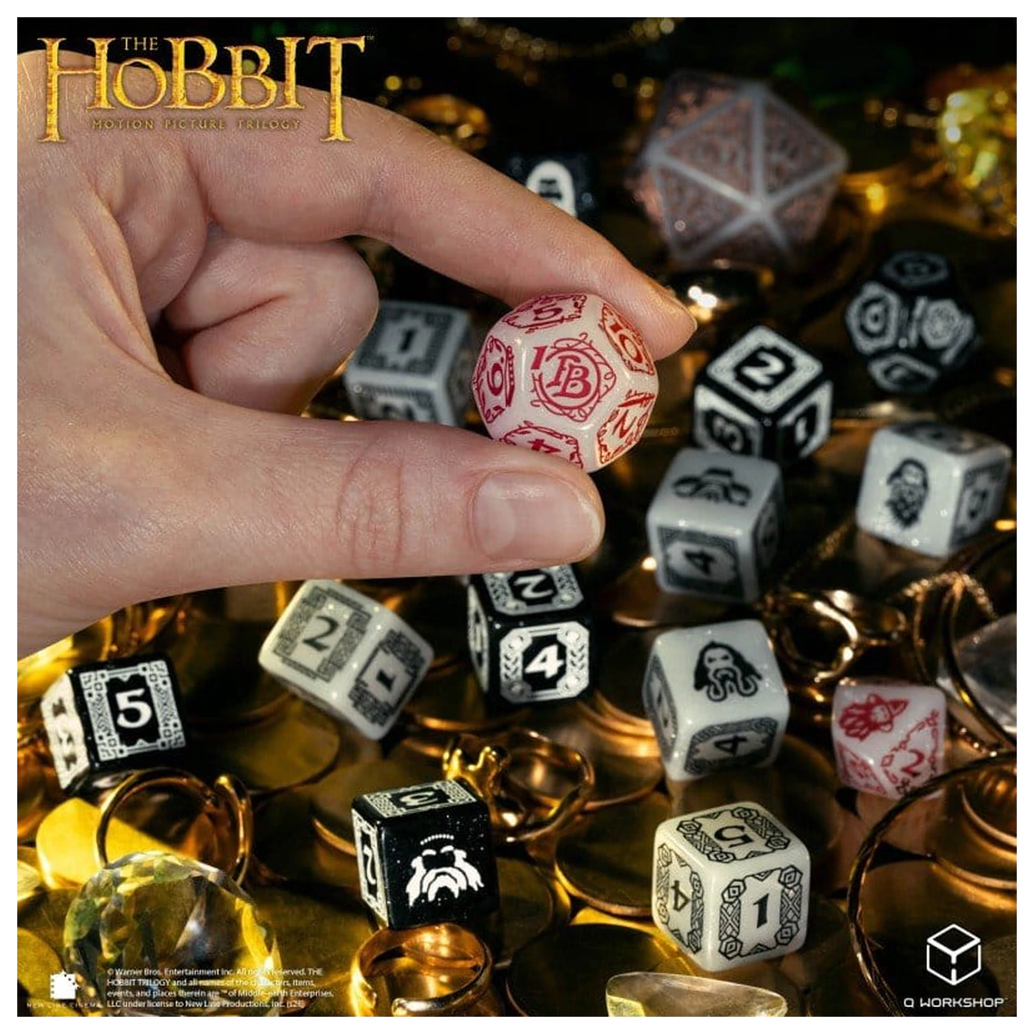 The Hobbit TCG Set zaruri de 16 Radiant Dawn poza produsului