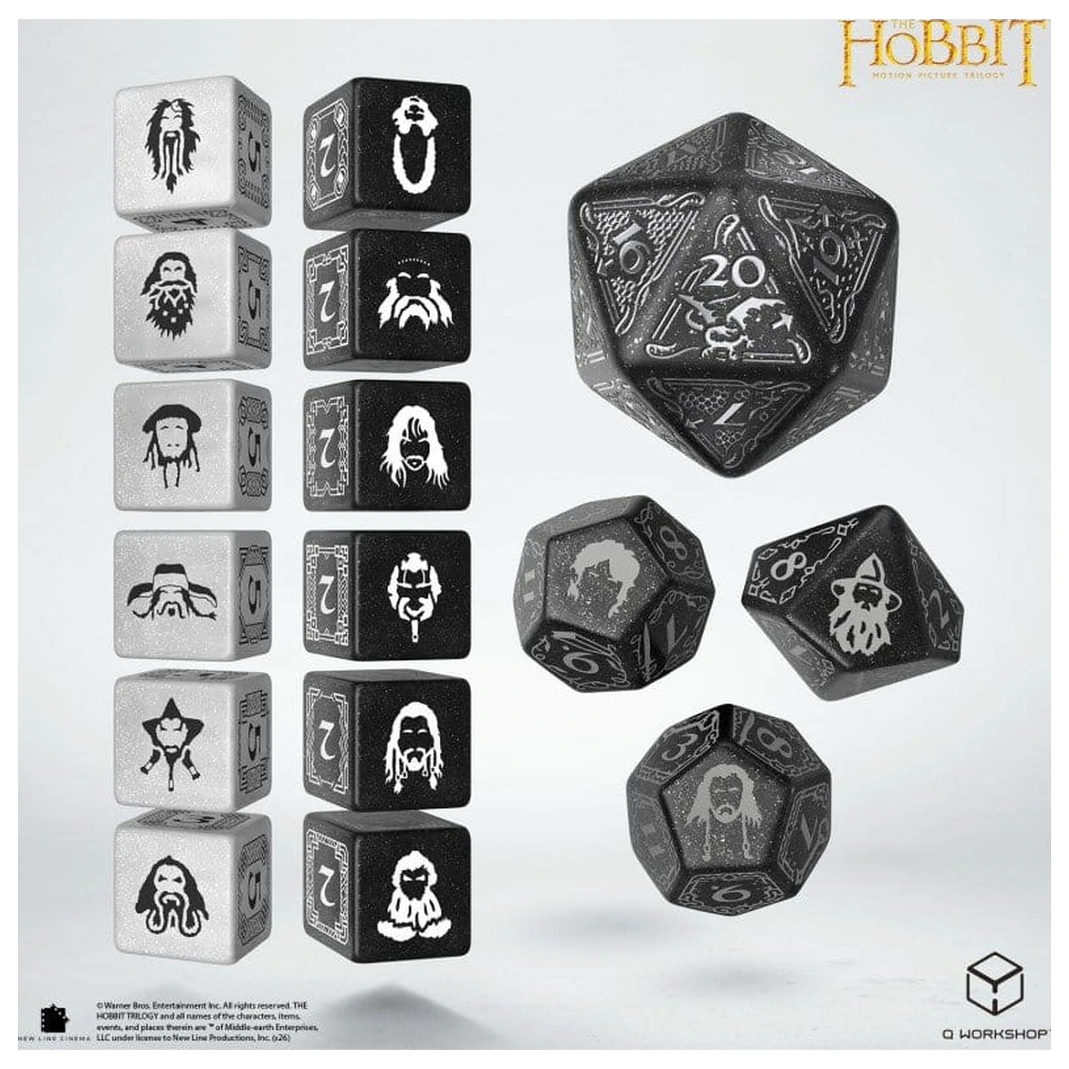 The Hobbit TCG Set de zaruri din 16 bucăți Umbral Hollow poza produsului