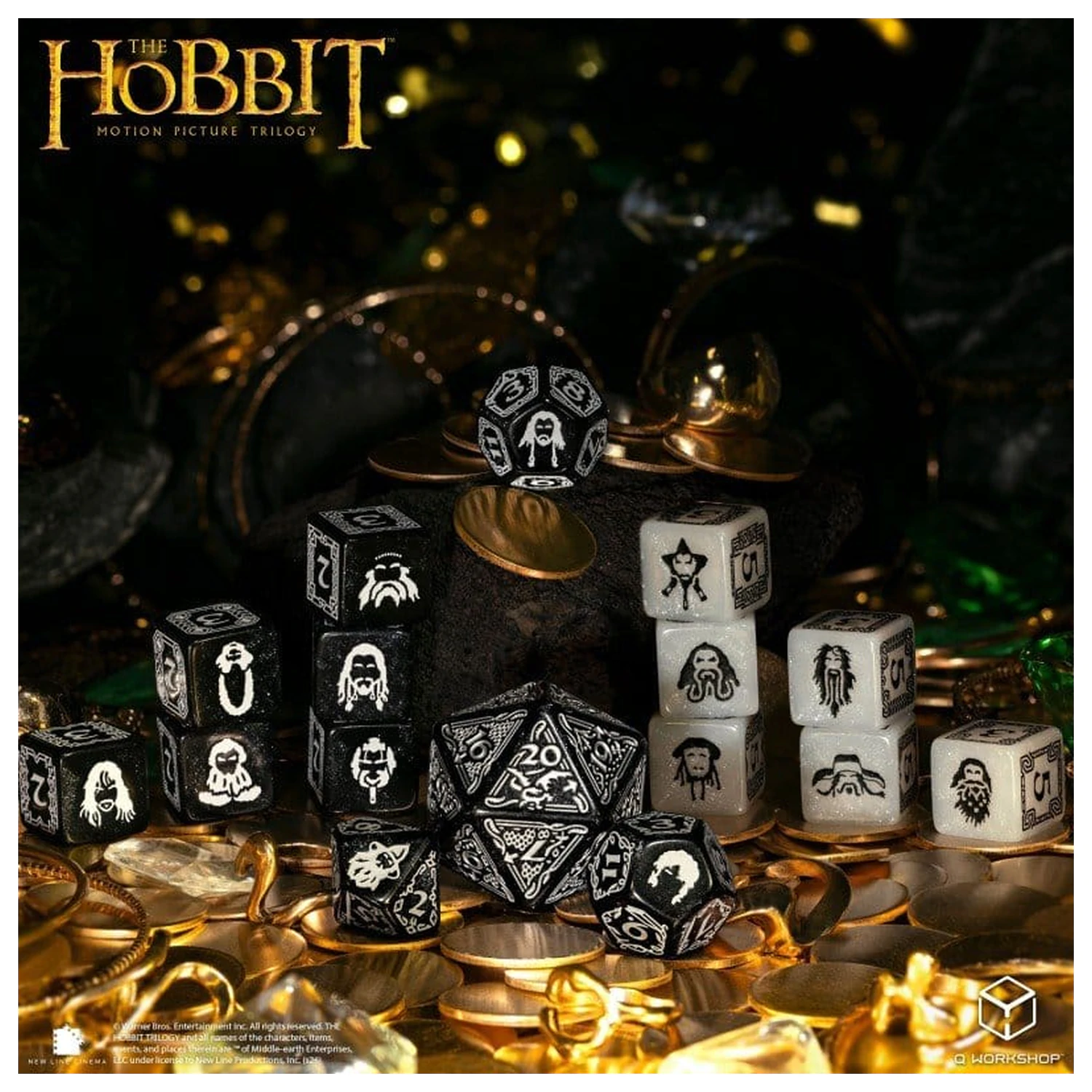 The Hobbit TCG Set de zaruri din 16 bucăți Umbral Hollow poza produsului