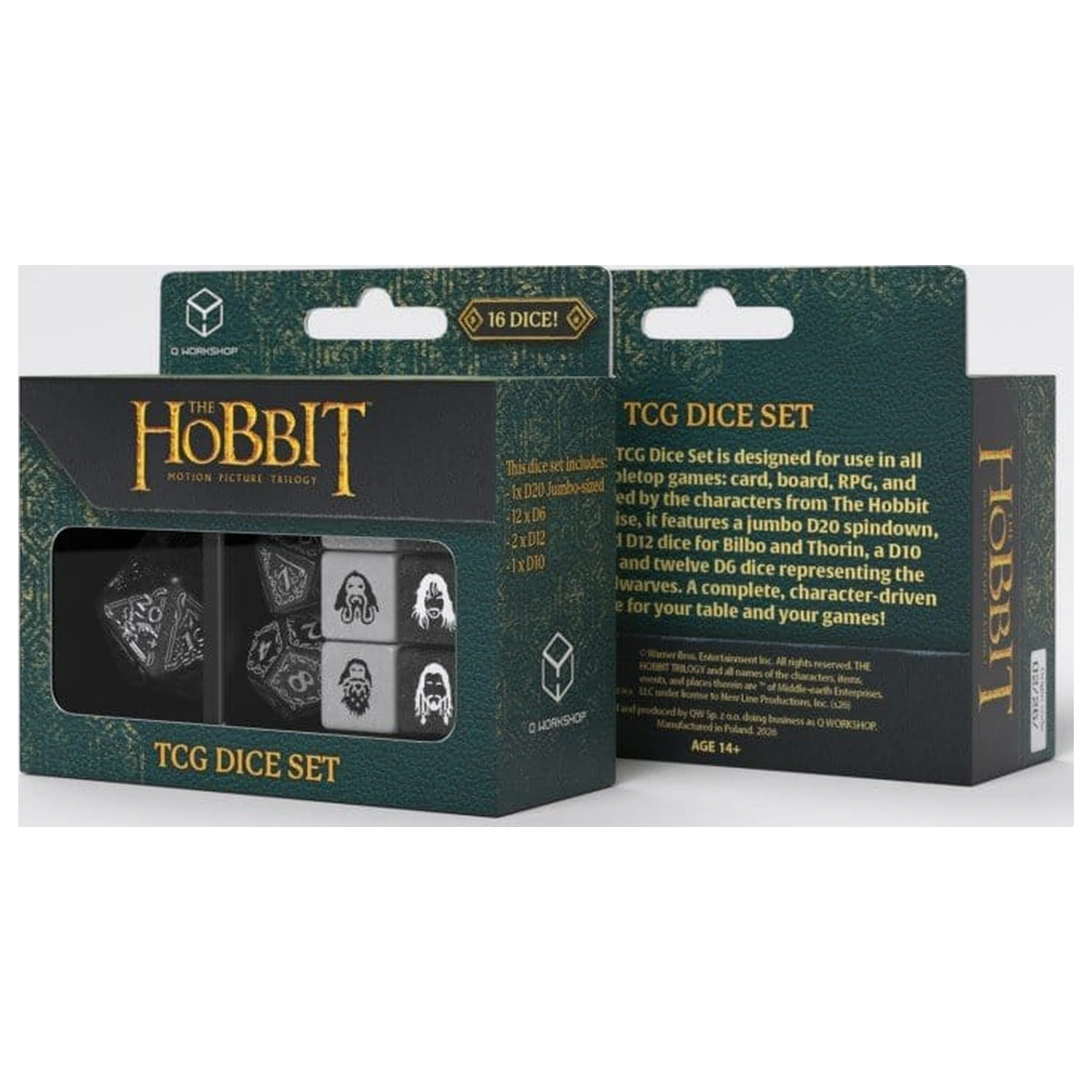 The Hobbit TCG Set de zaruri din 16 bucăți Umbral Hollow poza produsului