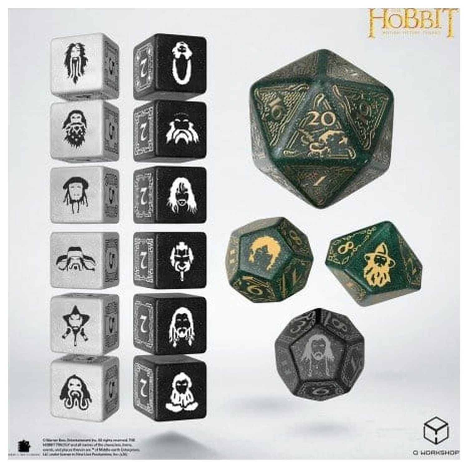 The Hobbit TCG Set de zaruri din 16 Verdant Grove poza produsului