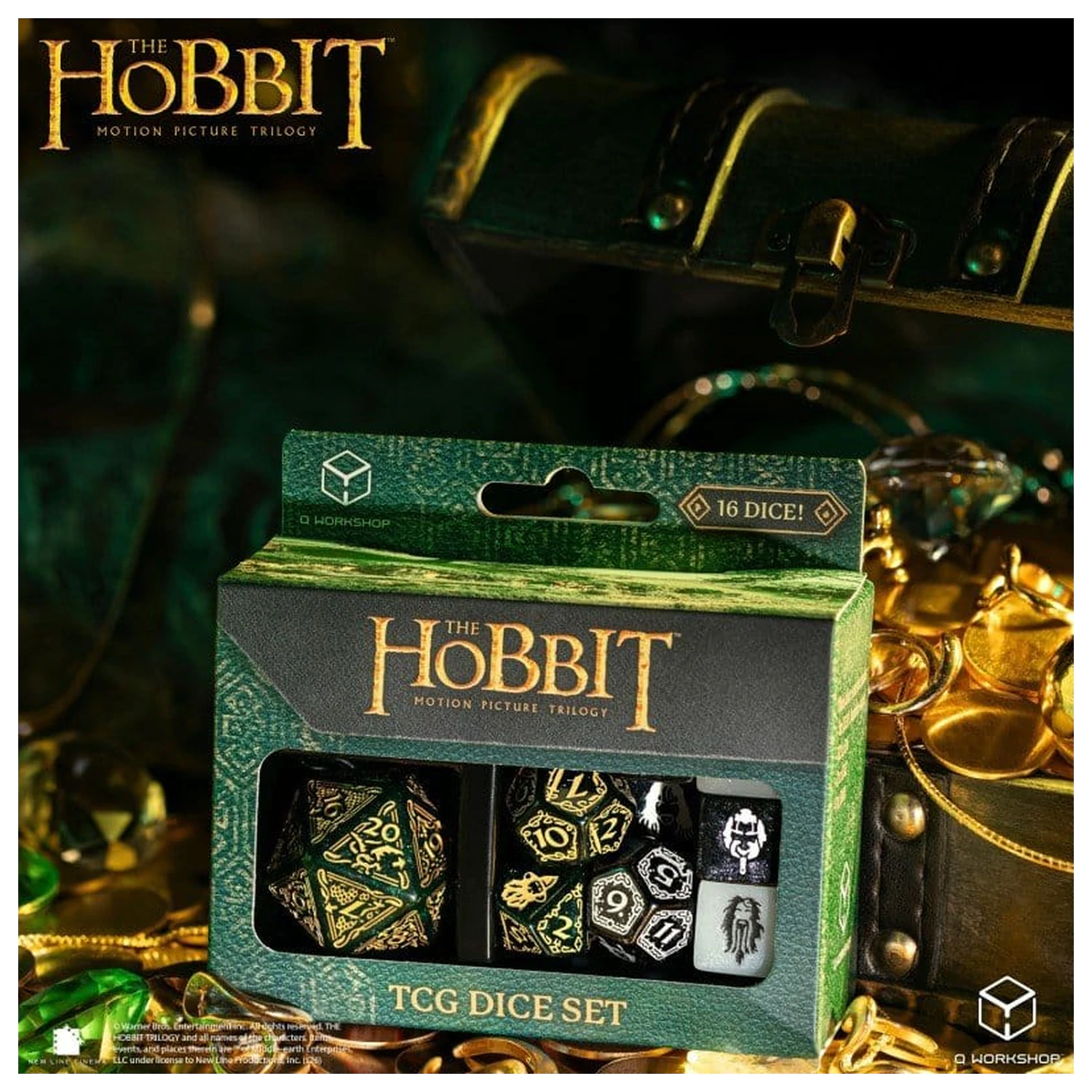 The Hobbit TCG Set de zaruri din 16 Verdant Grove poza produsului