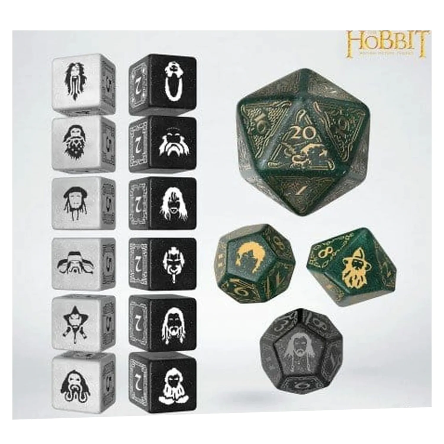 The Hobbit TCG Set de zaruri din 16 Verdant Grove poza produsului