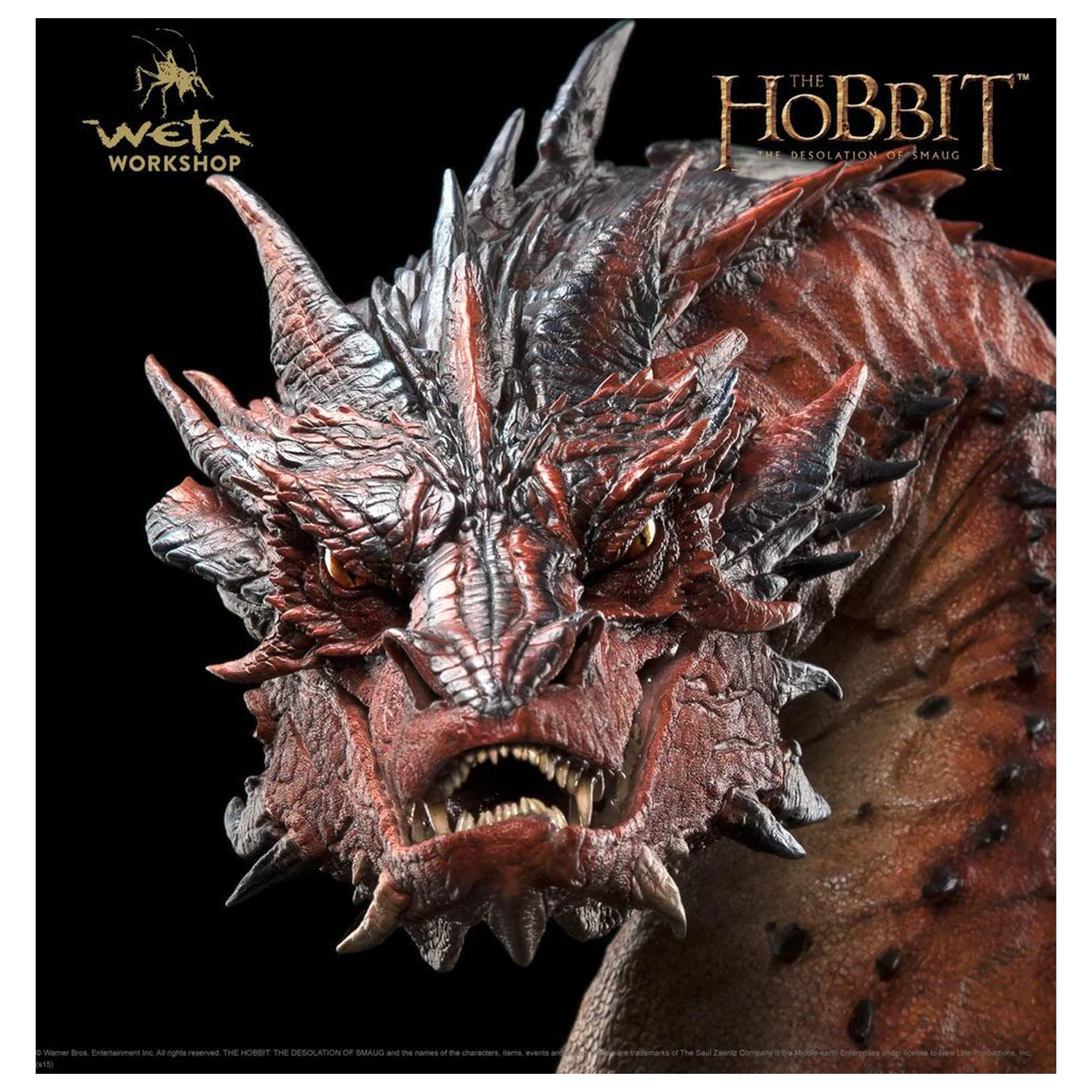 The Hobbit The Desolation of Smaug Bust Smaug 36 cm poza produsului