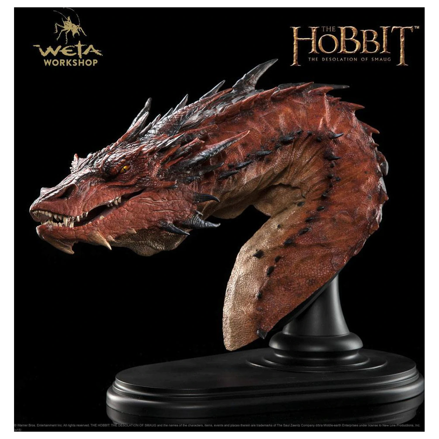 The Hobbit The Desolation of Smaug Bust Smaug 36 cm poza produsului