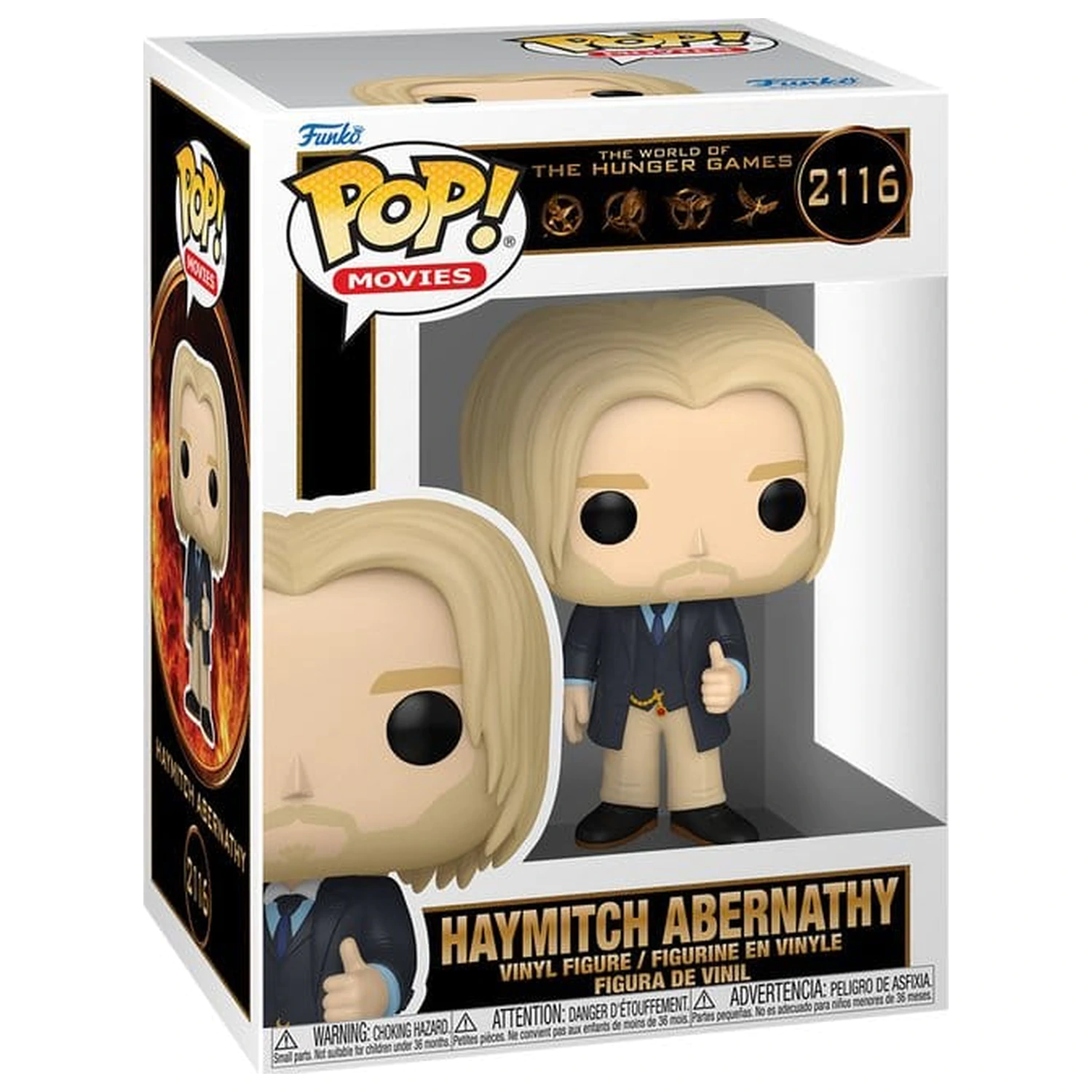 The Hunger Games Funko POP! Movies Figurină de vinil Haymitch Abernathy 9 cm poza produsului