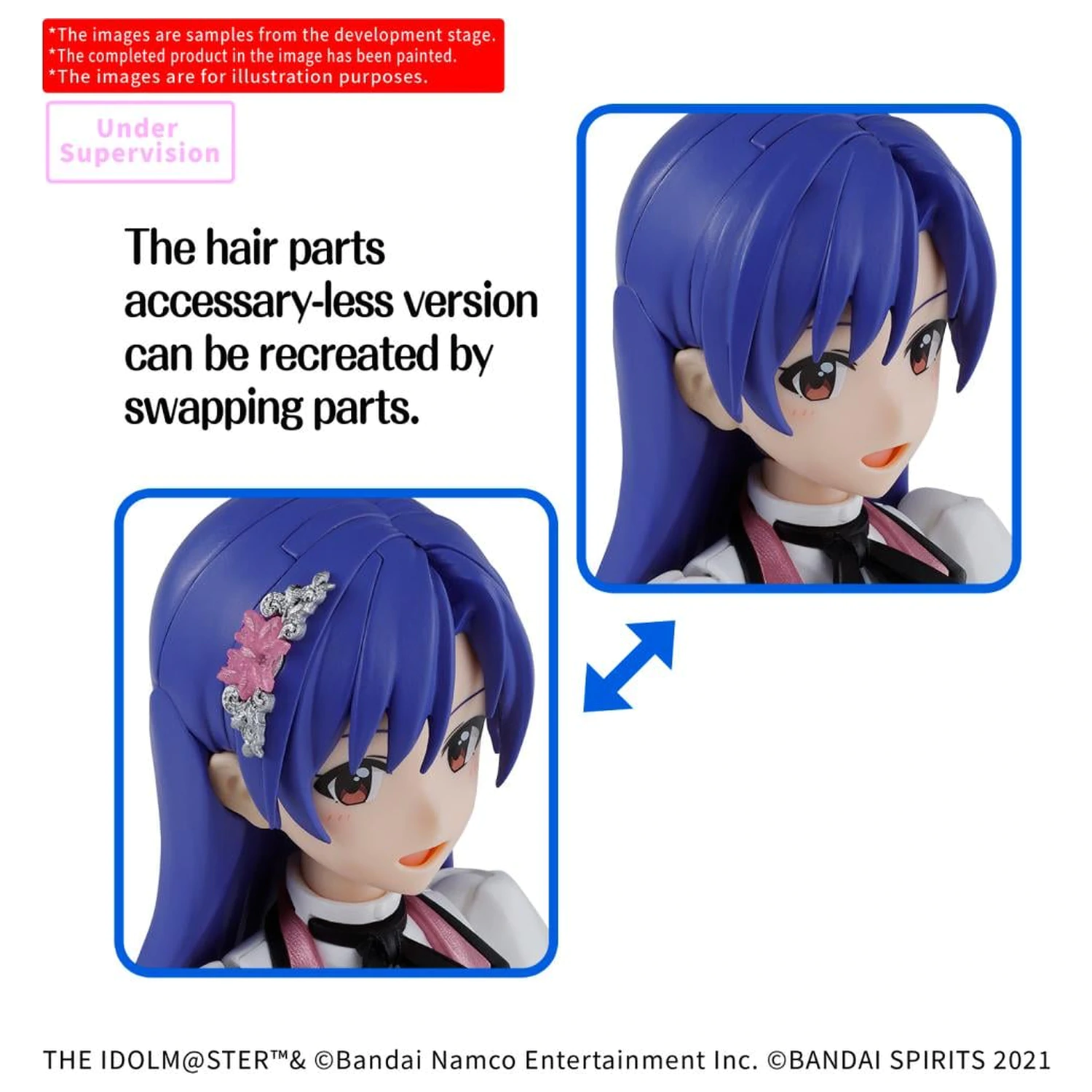The Idolmaster 30MS Chihaya Kisaragi (20th Anniv. You and I) Kit model poza produsului