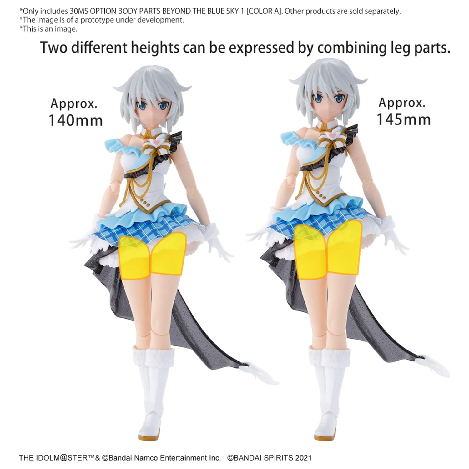 The Idolmaster 30MS Option Body Parts Beyond the Blue Sky 1 - Set de model poza produsului