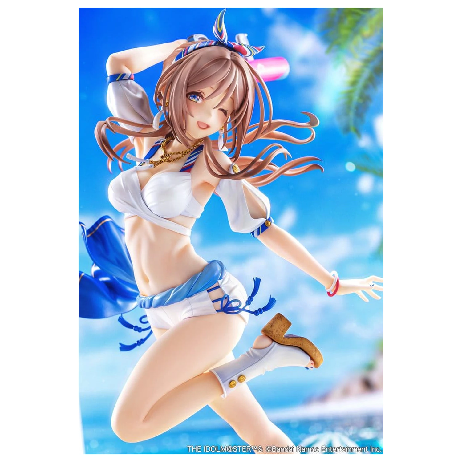 The Idolmaster Gakuen PVC Figura 1/7 Himesaki Rinami Kimi to Semi Blue Ver. 27 cm poza produsului