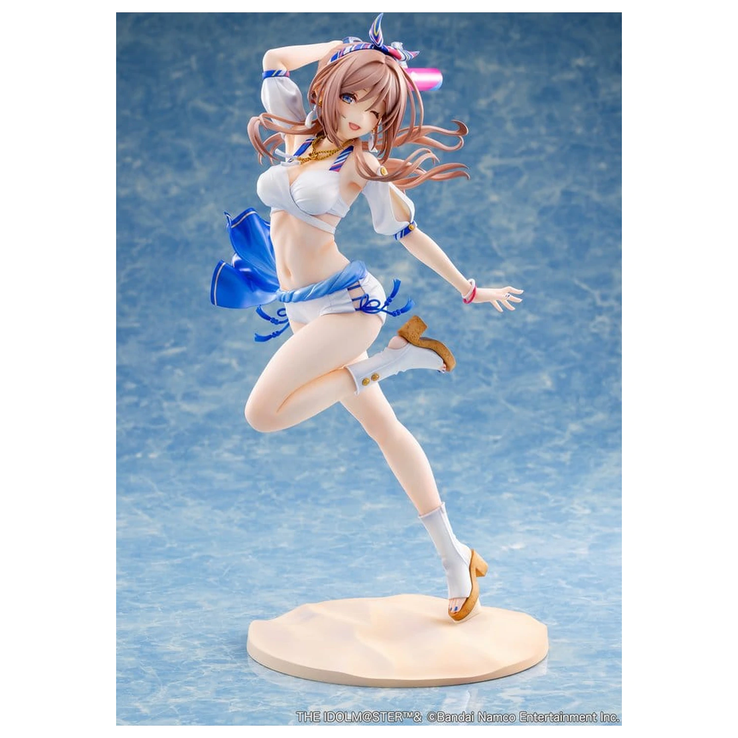 The Idolmaster Gakuen PVC Figura 1/7 Himesaki Rinami Kimi to Semi Blue Ver. 27 cm poza produsului