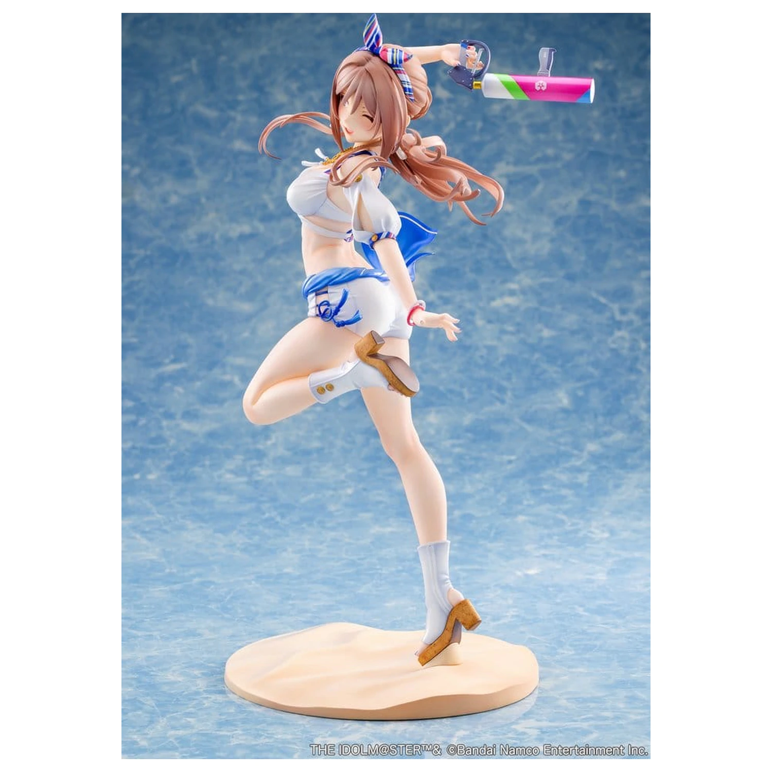 The Idolmaster Gakuen PVC Figura 1/7 Himesaki Rinami Kimi to Semi Blue Ver. 27 cm poza produsului
