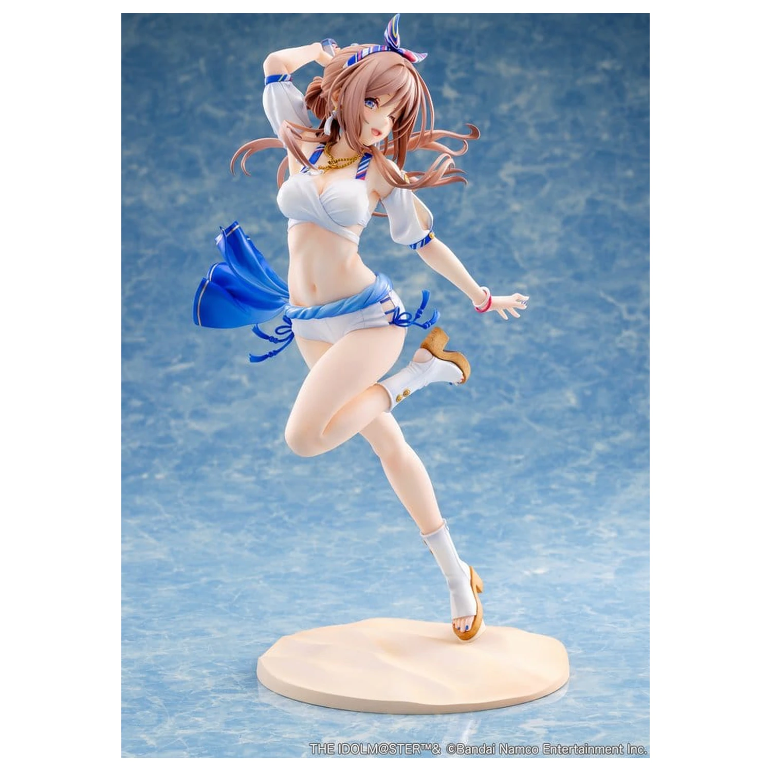 The Idolmaster Gakuen PVC Figura 1/7 Himesaki Rinami Kimi to Semi Blue Ver. 27 cm poza produsului