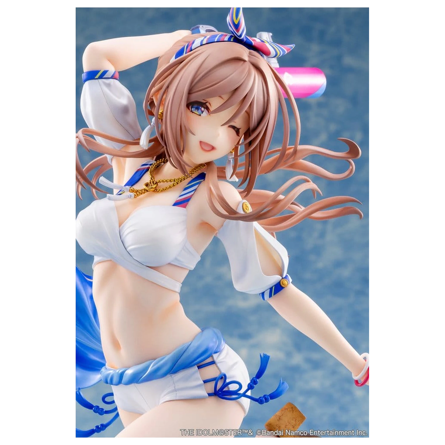The Idolmaster Gakuen PVC Figura 1/7 Himesaki Rinami Kimi to Semi Blue Ver. 27 cm poza produsului