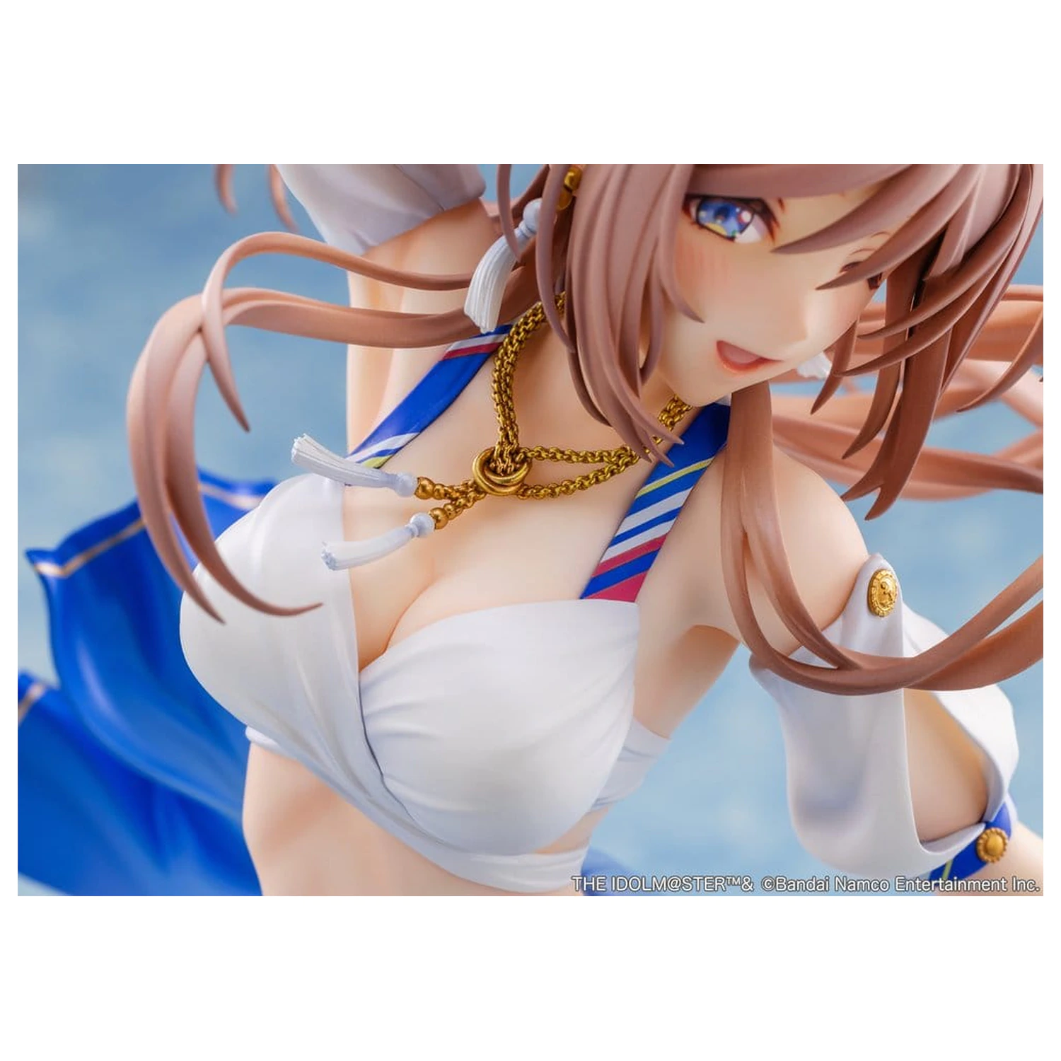 The Idolmaster Gakuen PVC Figura 1/7 Himesaki Rinami Kimi to Semi Blue Ver. 27 cm poza produsului