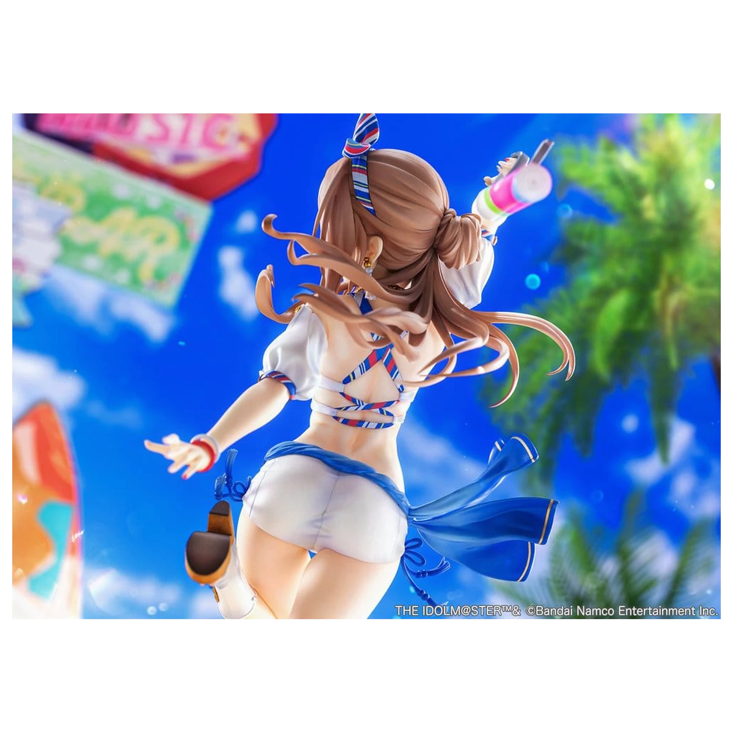 The Idolmaster Gakuen PVC Figura 1/7 Himesaki Rinami Kimi to Semi Blue Ver. 27 cm poza produsului