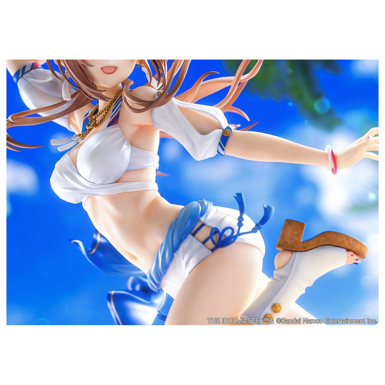 The Idolmaster Gakuen PVC Figura 1/7 Himesaki Rinami Kimi to Semi Blue Ver. 27 cm poza produsului