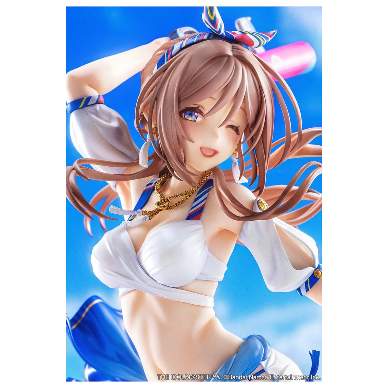 The Idolmaster Gakuen PVC Figura 1/7 Himesaki Rinami Kimi to Semi Blue Ver. With Bonus 27 cm poza produsului