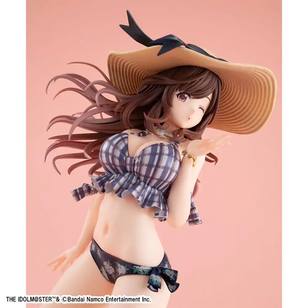 The Idolmaster Shiny Colors Statuie PVC Kogane Tsukioka Be Bop Beach Ver. 17 cm poza produsului