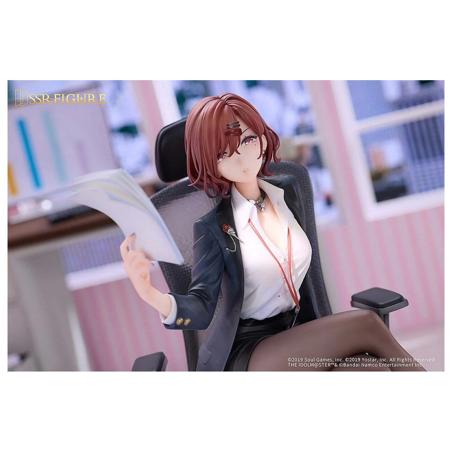 The Idolmaster Shiny Colors x Mahjong Soul Figurina PVC 1/7 Madoka Higuchi Effortless Work Ver. 21 cm poza produsului