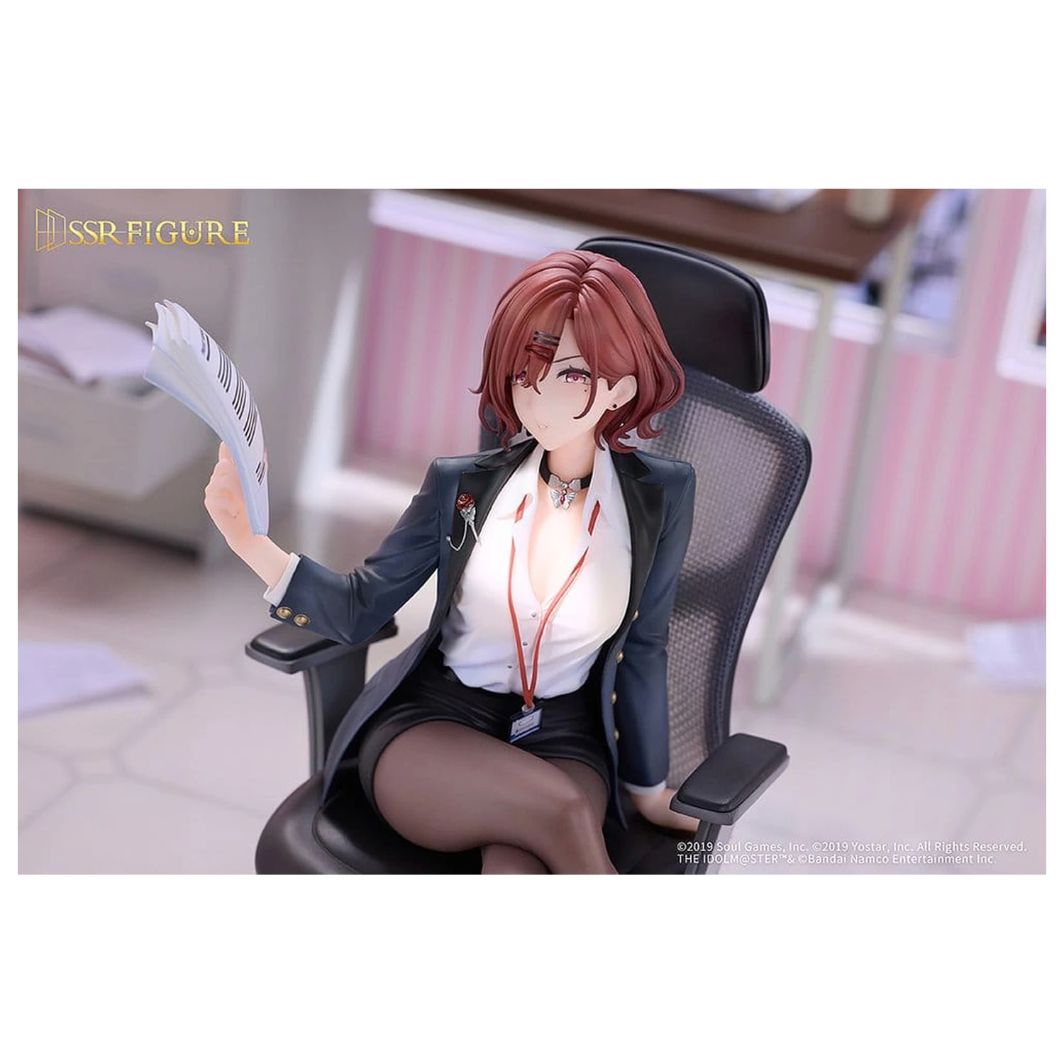 The Idolmaster Shiny Colors x Mahjong Soul Figurina PVC 1/7 Madoka Higuchi Effortless Work Ver. 21 cm poza produsului