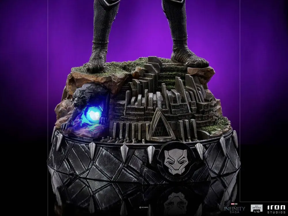The Infinity Saga Art Scala Statuie 1/10 Black Panther Deluxe 25 cm poza produsului