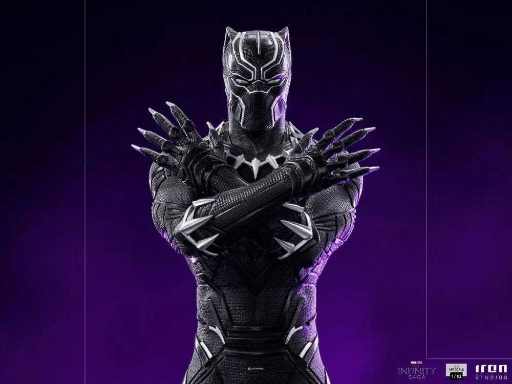 The Infinity Saga Art Scala Statuie 1/10 Black Panther Deluxe 25 cm poza produsului