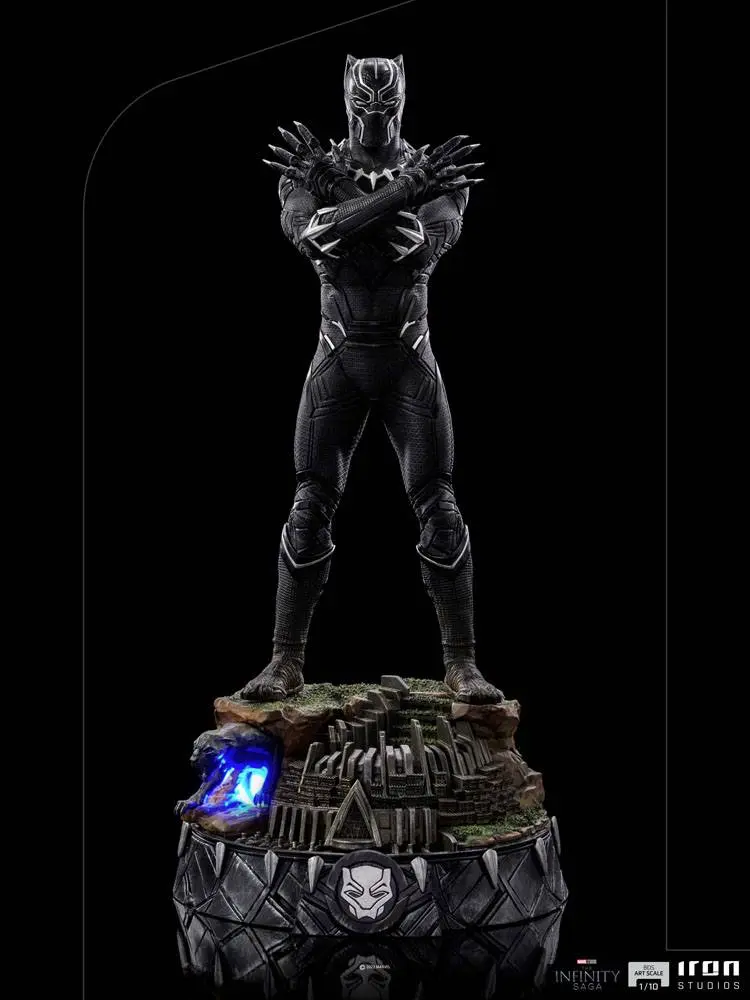 The Infinity Saga Art Scala Statuie 1/10 Black Panther Deluxe 25 cm poza produsului